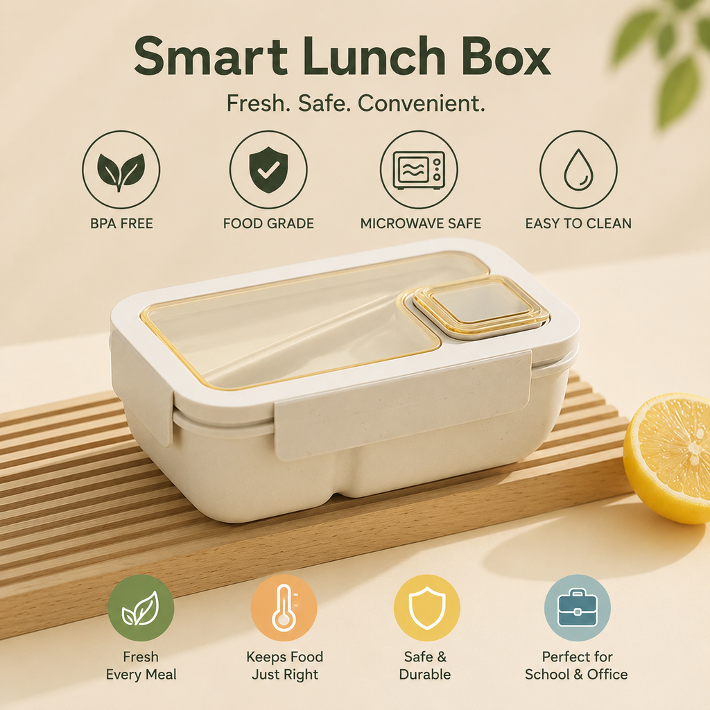Double-Layer Leakproof Lunch Box