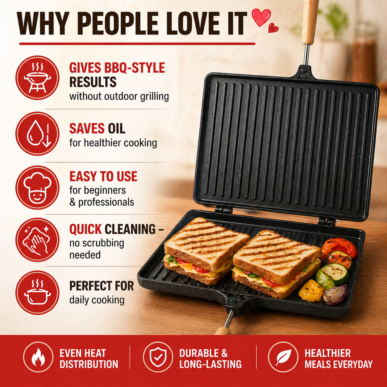 GrillEase Non-Stick Pan