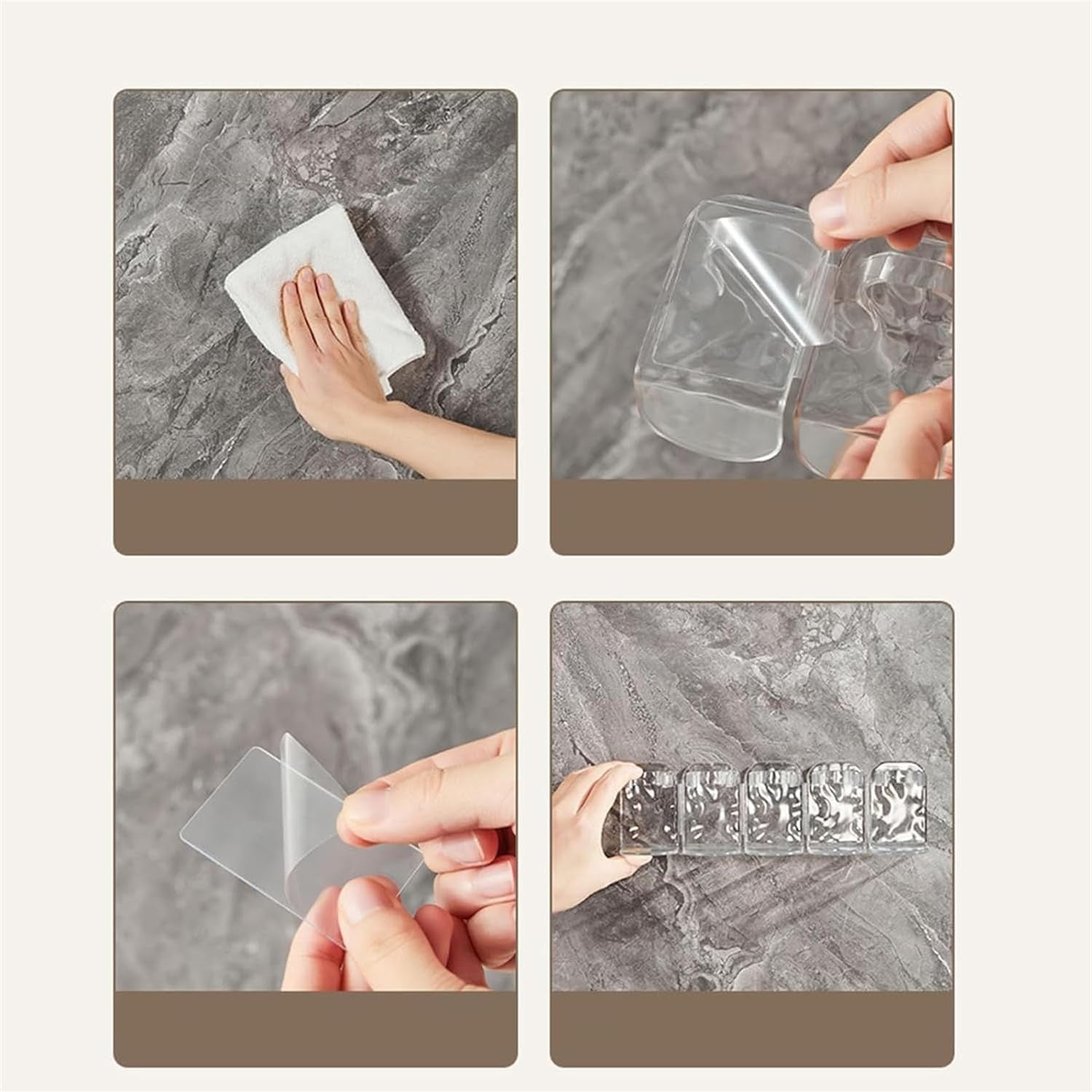 CrystalClear Wall Mounted Organizer Rack