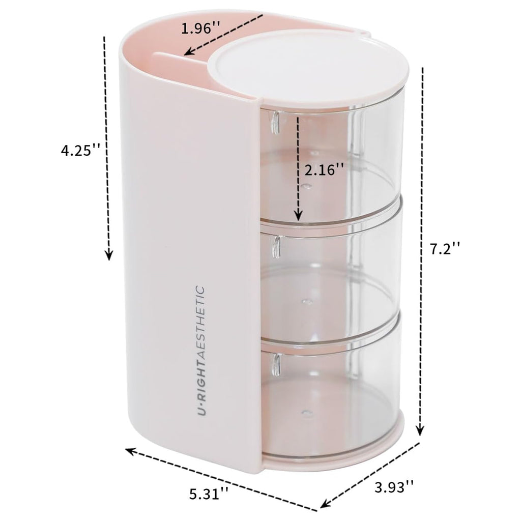 Hair Accessories Organizer with Brush Holder