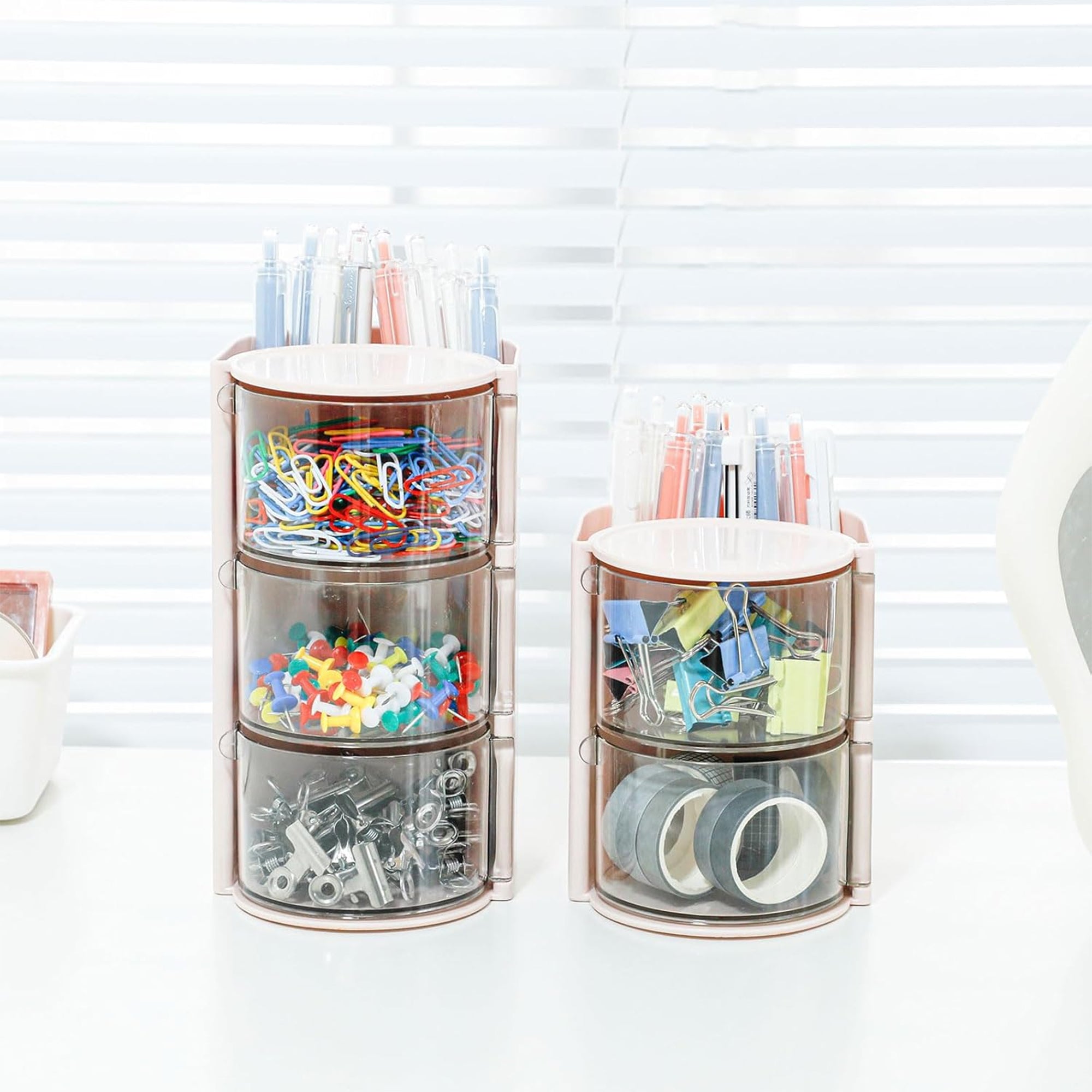 Hair Accessories Organizer with Brush Holder