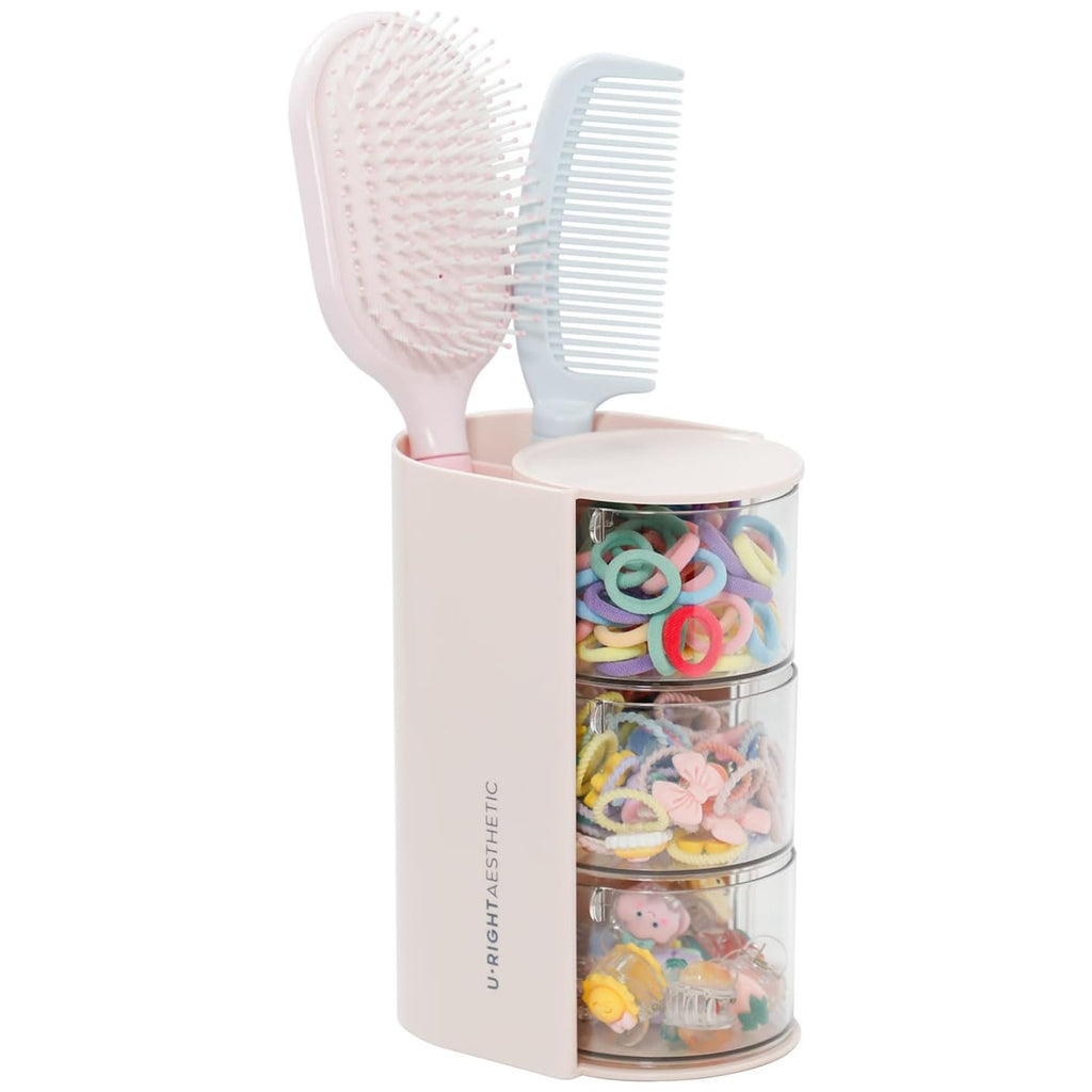 Hair Accessories Organizer with Brush Holder