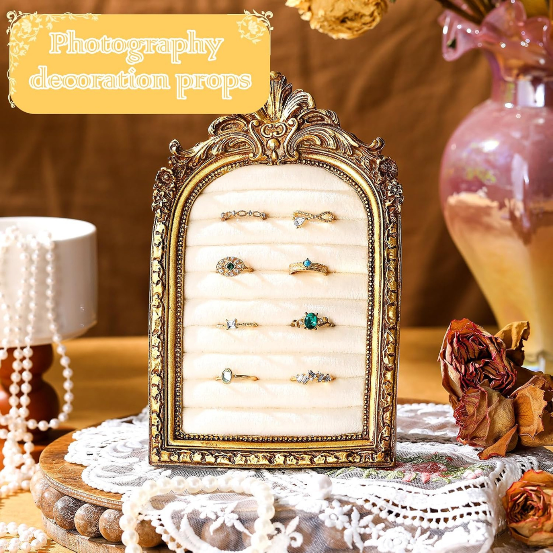 Vintage Gold Ring Holder Display Stand