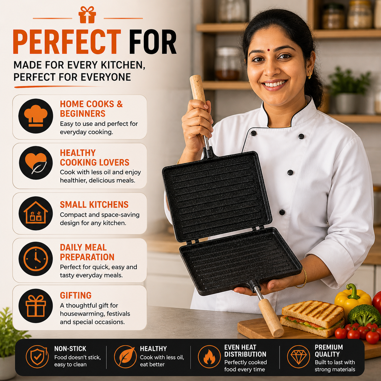 GrillEase Non-Stick Pan