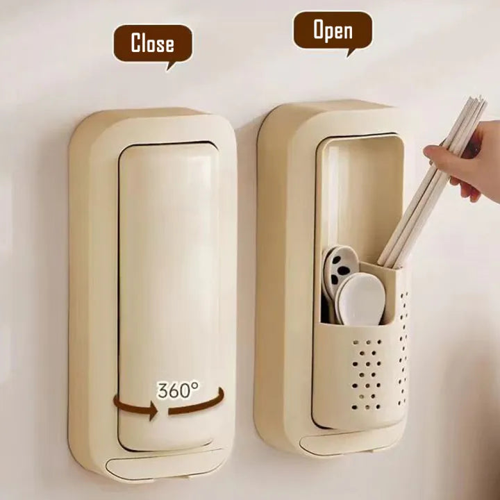Rotating Wall-Mounted Storage Rack