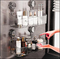 Multi-Purpose Transparent Suction Cup Storage Shelf