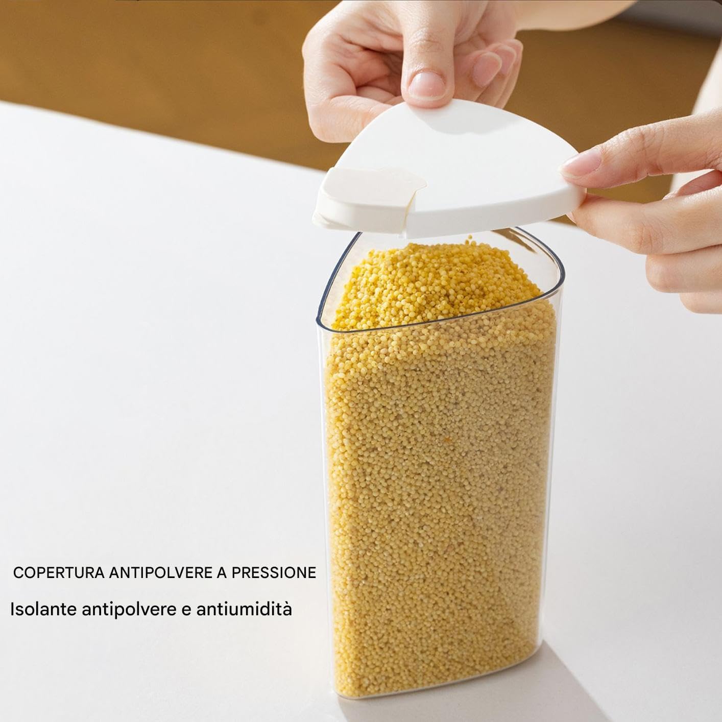 6-Grid Rotating Grain Container