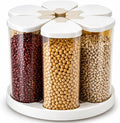 6-Grid Rotating Grain Container