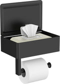 Multifunctional Toilet Paper Holder with Storage Shelf