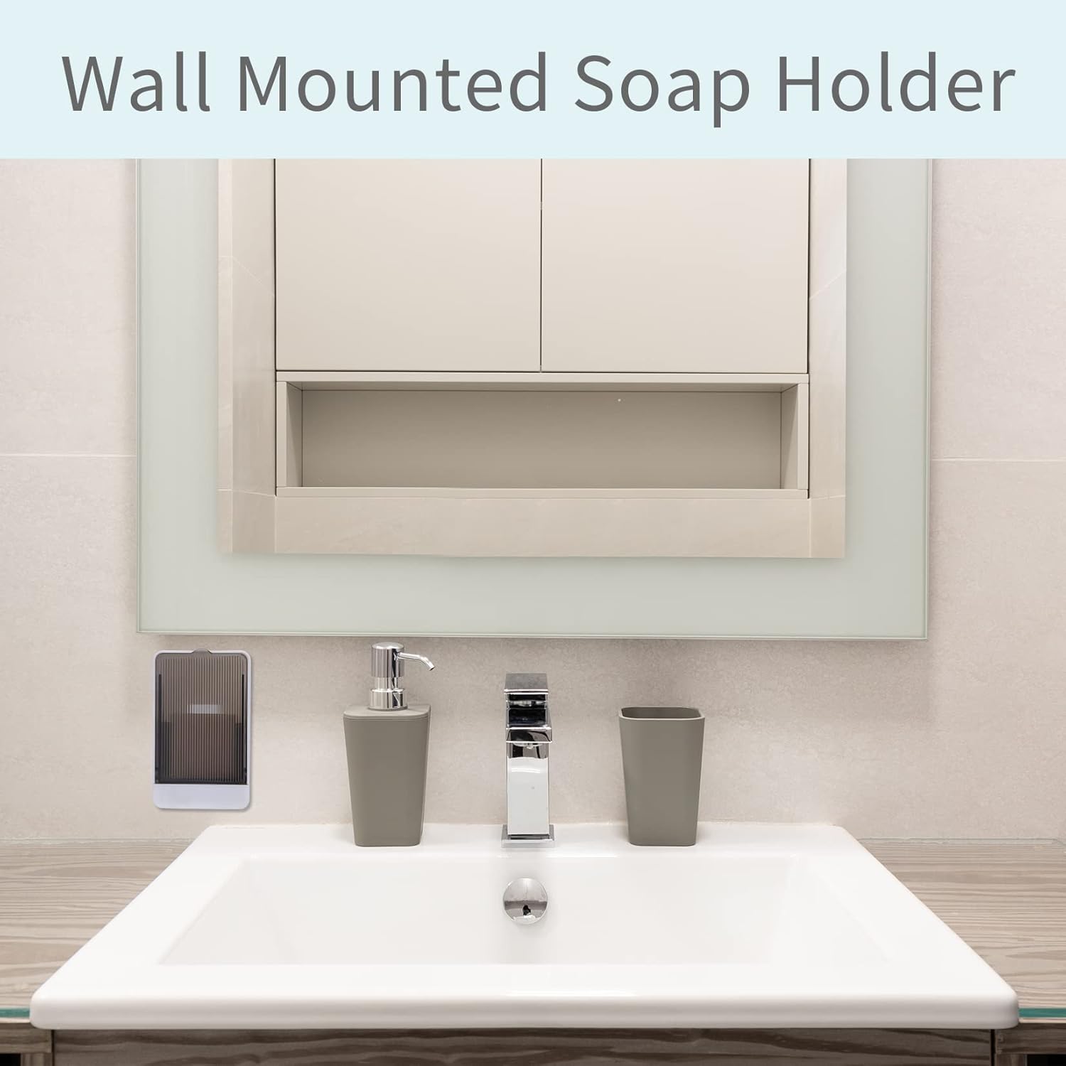 Wall Mounted Soap Dispenser - Clear