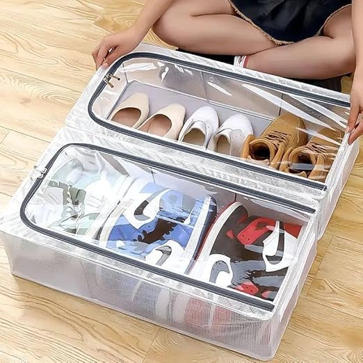 Stackable Clear Shoe Storage Box