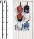 Over-the-Door Stainless Steel Hook Rack ( Pack of 2 )