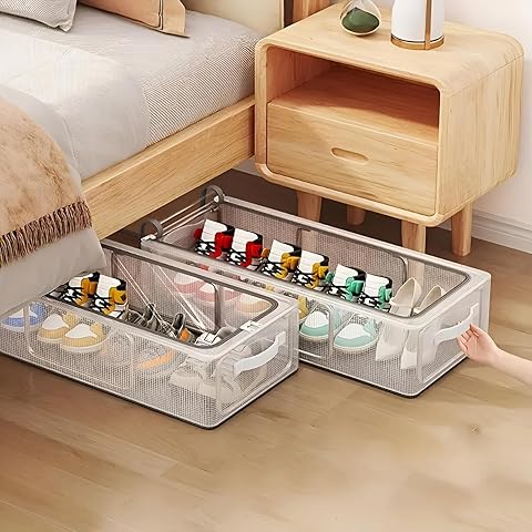 Stackable Clear Shoe Storage Box