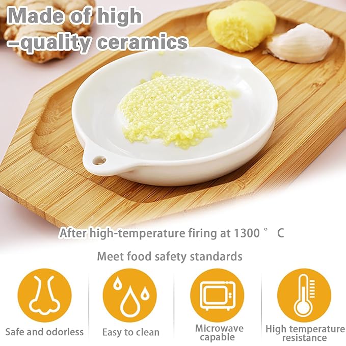 Ceramic Garlic & Ginger Grinder Plate