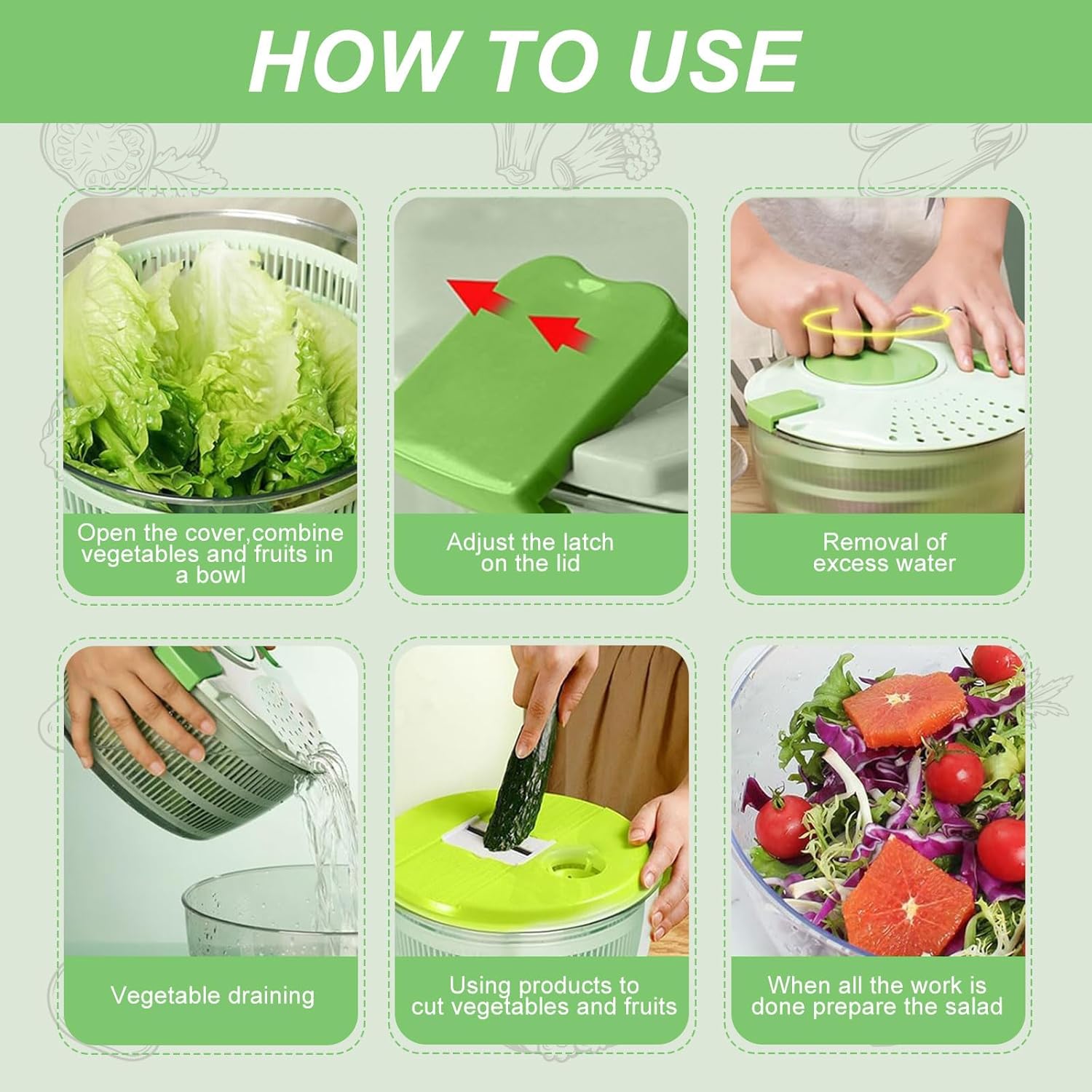 All-in-One Kitchen Chopper – Vegetable Slicer, Grater & Cutting Bowl