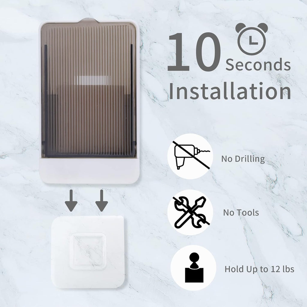 Wall Mounted Soap Dispenser - Clear