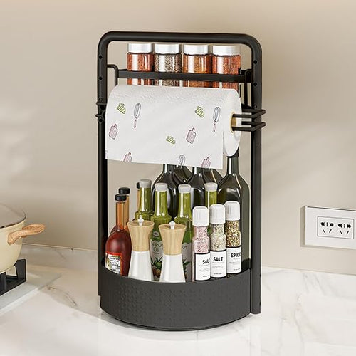 2-Tier Rotating Organizer Rack