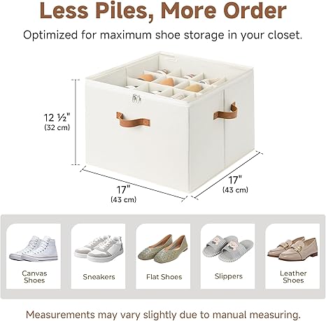 Foldable Shoe Storage Organizer