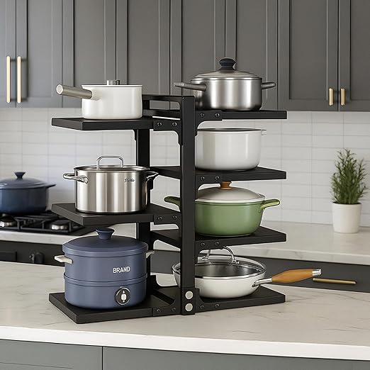 Multi-Tier Adjustable Kitchen Rack