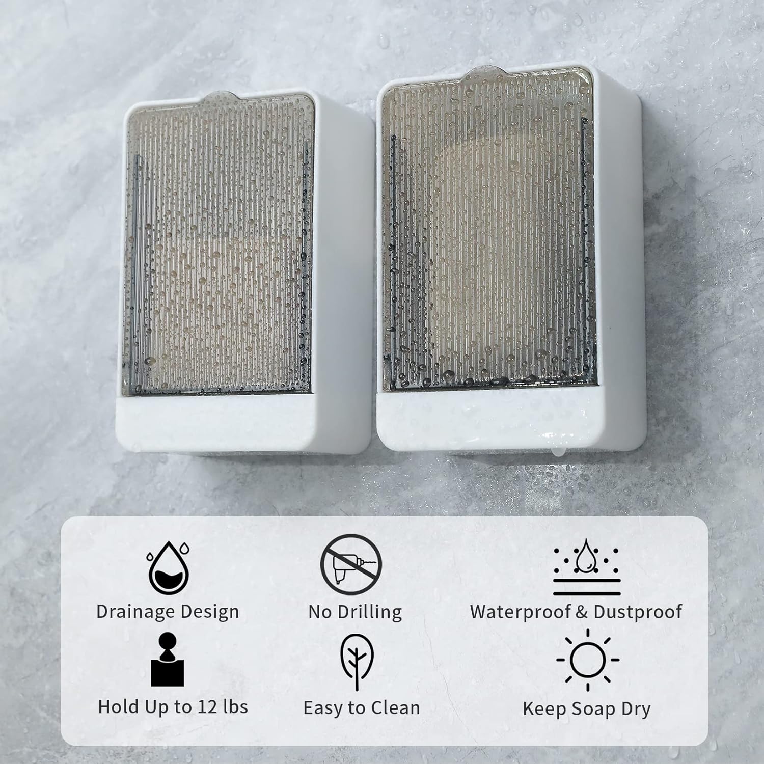 Wall Mounted Soap Dispenser - Clear