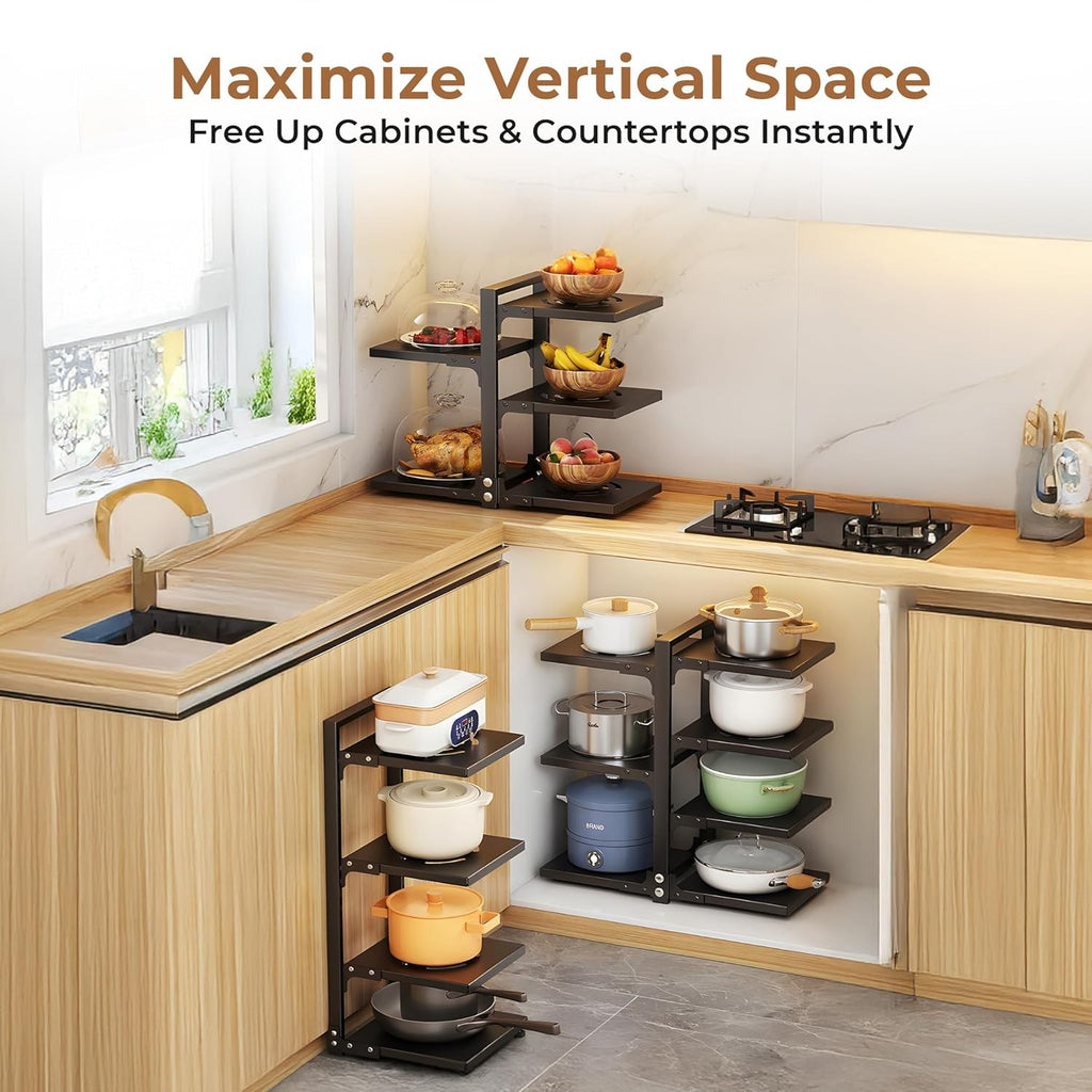 Multi-Tier Adjustable Kitchen Rack