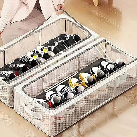 Stackable Clear Shoe Storage Box