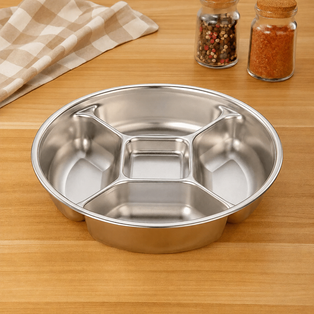 Multi-Section Kitchen Preparation Tray