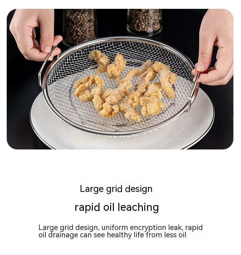 Stainless Steel Fry & Drain Rack for Snacks