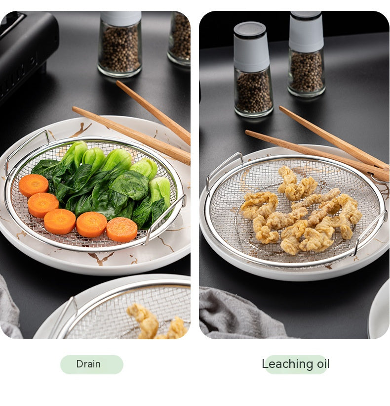 Stainless Steel Fry & Drain Rack for Snacks