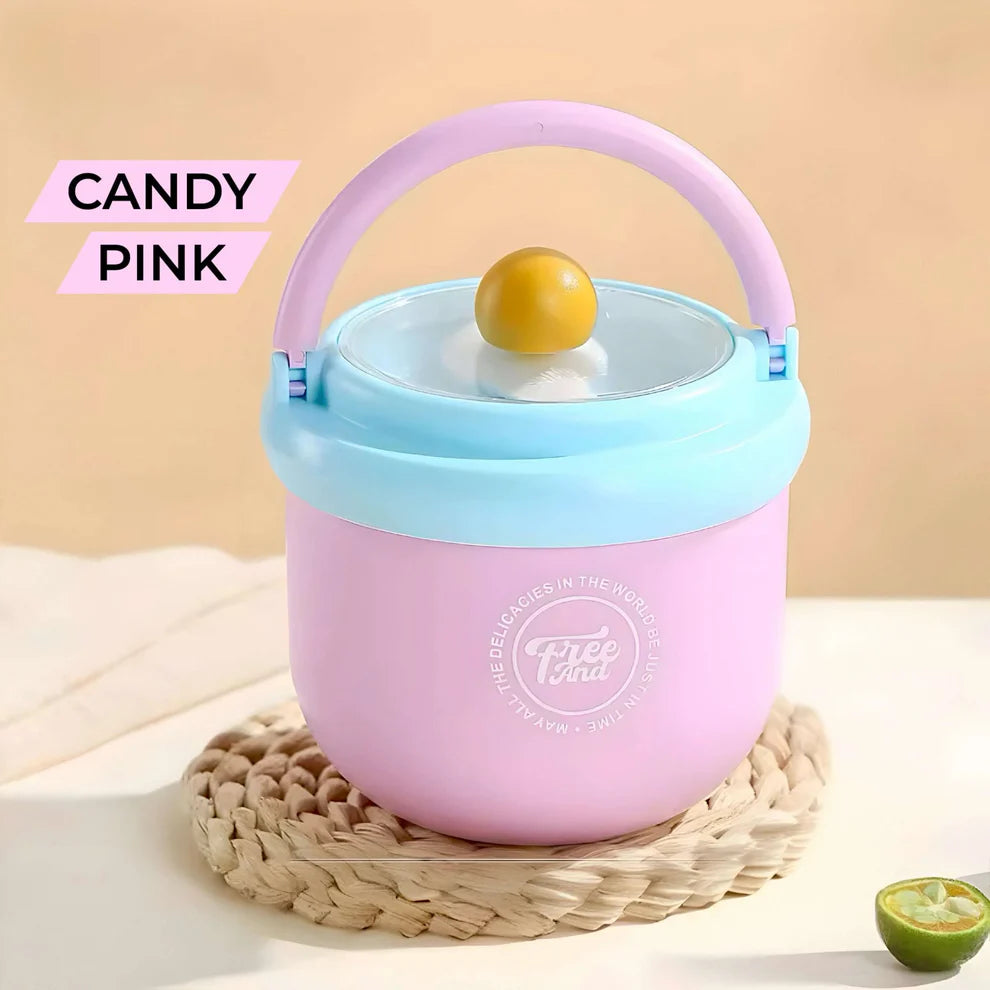 Cute Portable Meal Jar for Kids & Adults