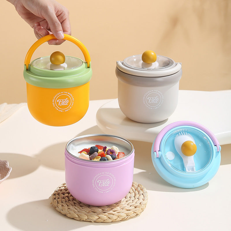Cute Portable Meal Jar for Kids & Adults