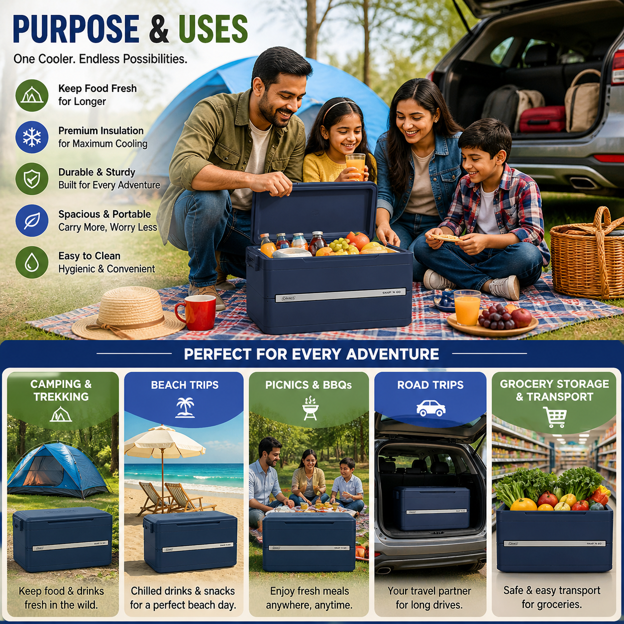 Coleman Snap ‘N Go Collapsible Cooler