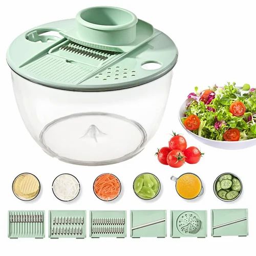 All-in-One Kitchen Chopper – Vegetable Slicer, Grater & Cutting Bowl