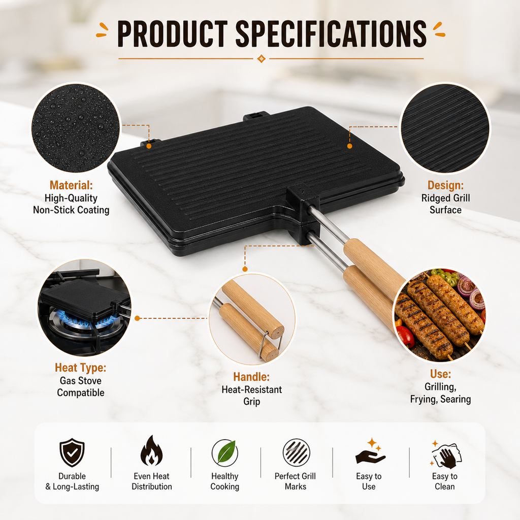 GrillEase Non-Stick Pan