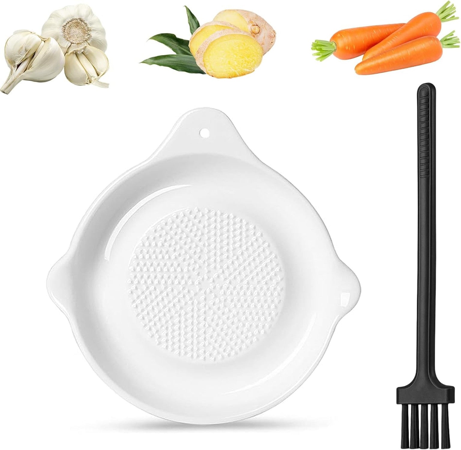Ceramic Garlic & Ginger Grinder Plate