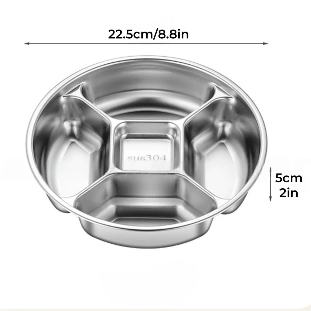 Multi-Section Kitchen Preparation Tray