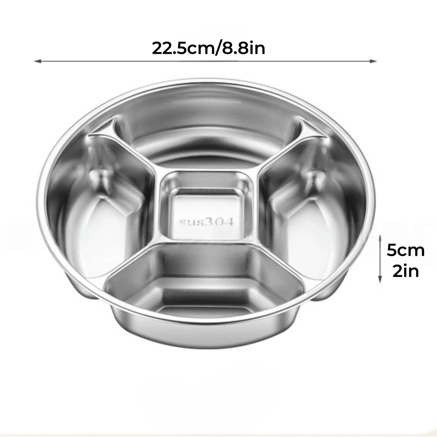 Multi-Section Kitchen Preparation Tray
