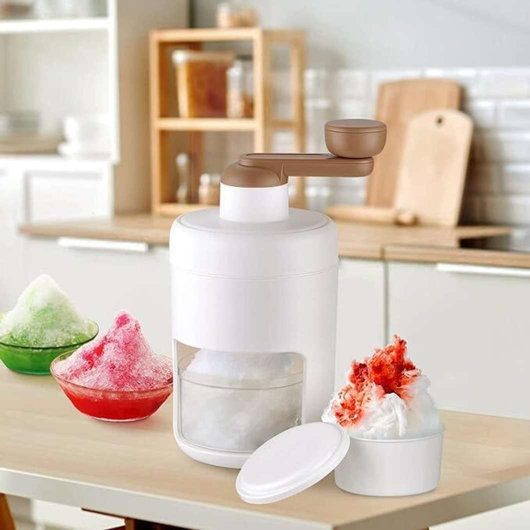 Portable Ice Crusher Machine – Make Ice Gola, Slush & Cold Drinks at Home
